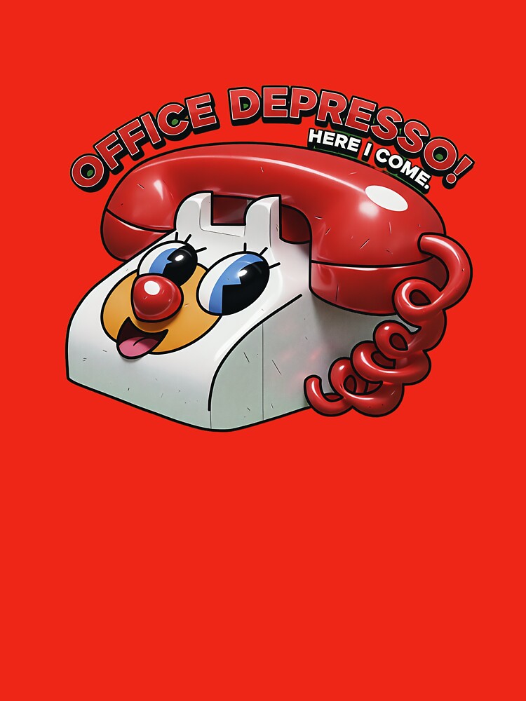 POWER PUFF PHONE - OFFICE DEPRESSO HERE I COME by RETRO-BYTE