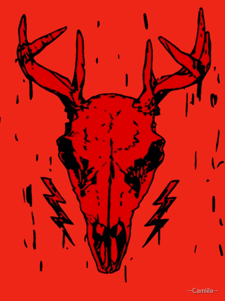 Life is Strange Max's Shirt Deer Skull by --Camiila--
