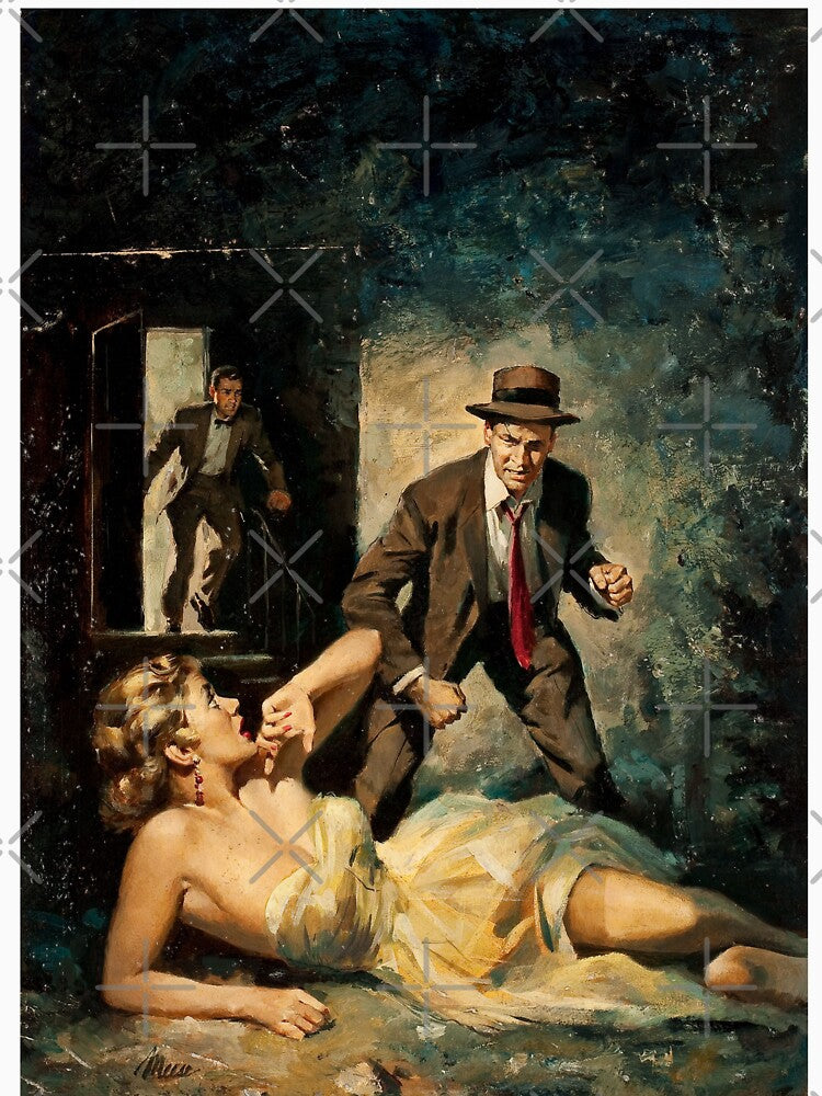A Bullet for My Love (1952) - Pulp Novel Cover Art by James Meese by centuryretromedia