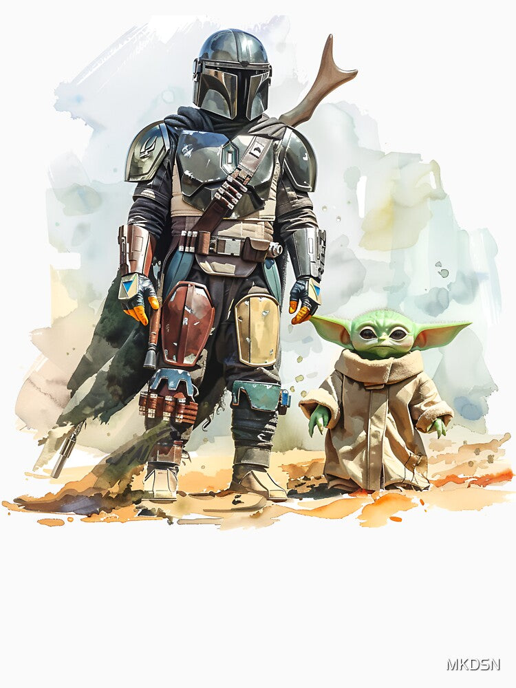 Galactic Protector & Little Sidekick by MKDSN
