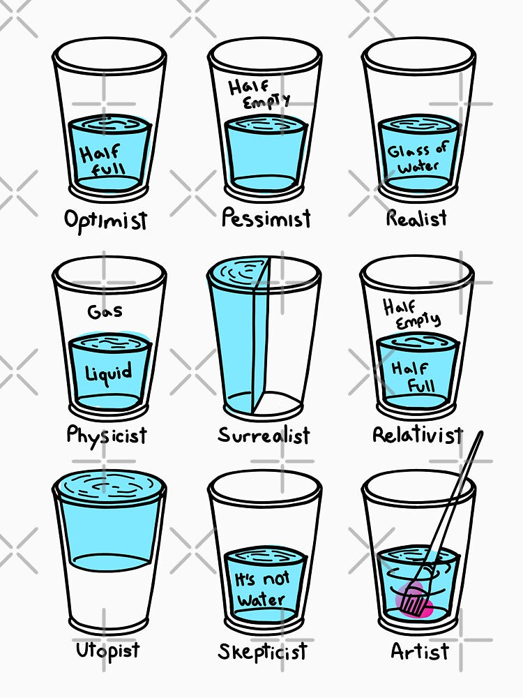 Glass half empty meme - Artist edition by polygrafix