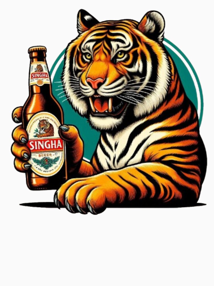 This tiger loves Singha beer. by SammyMorry