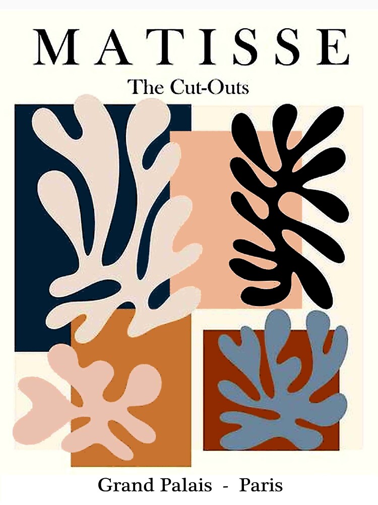 GRAND PALAIS : Vintage Matisse The Cut Outs Exhibit Advertising Print by posterbobs
