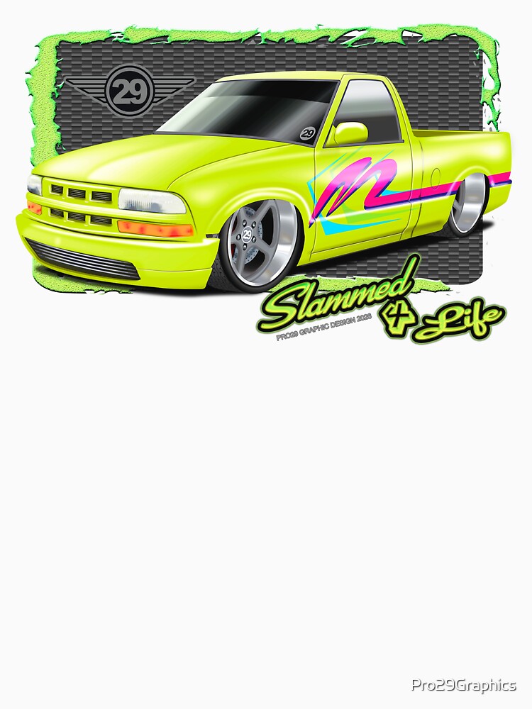 Bagged Custom S10 Mini Truck by Pro29Graphics