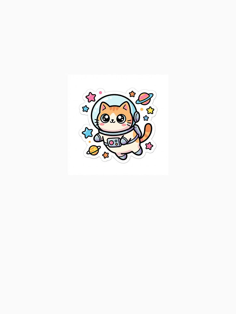 Kawaii Cat in Space by KawaiiGrove
