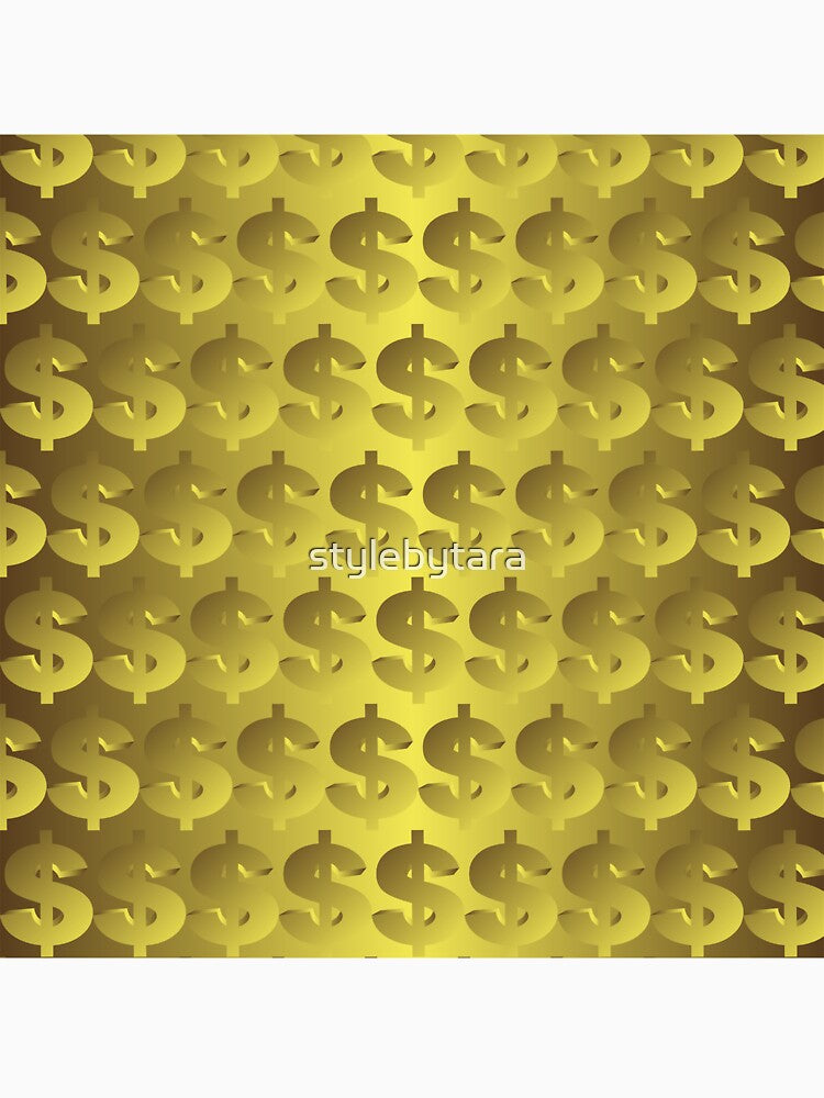 Stylish Gold Dollar Design by stylebytara