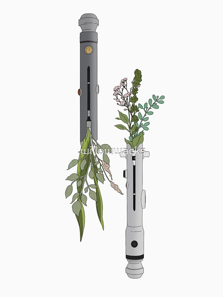 Ahsoka Flower Sabers by willowwacks