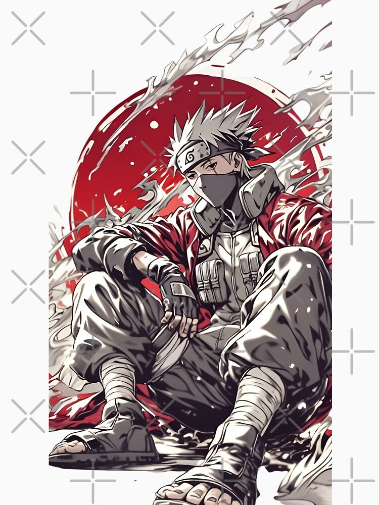 Kakashi - Copy Ninja – Red Moon Anime Style by Dyan4