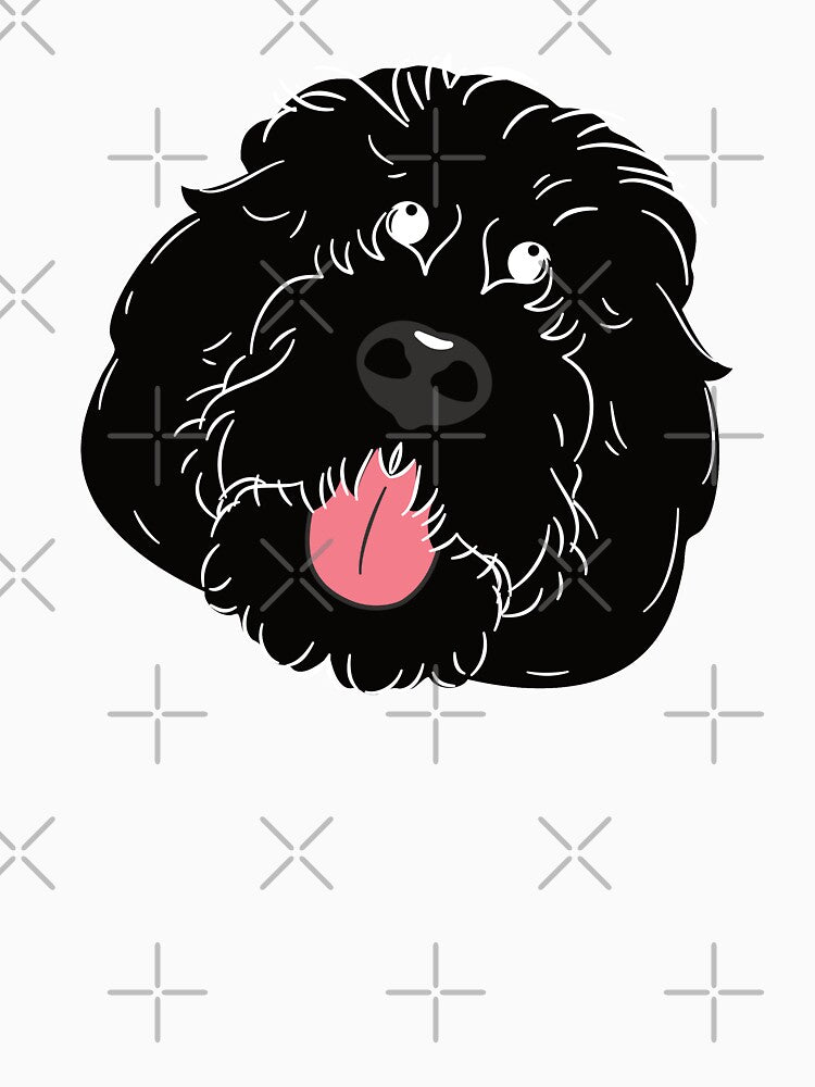 Cute Sheepadoodle Dog Emoji by Lulupainting
