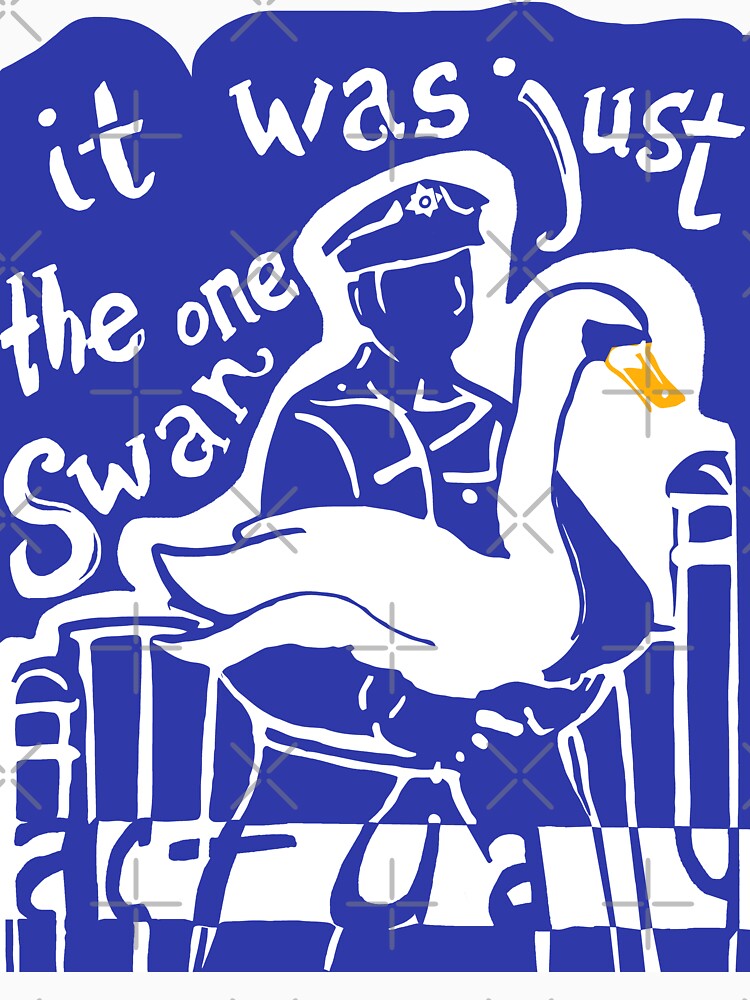 Hot Fuzz Swan by katemargoli