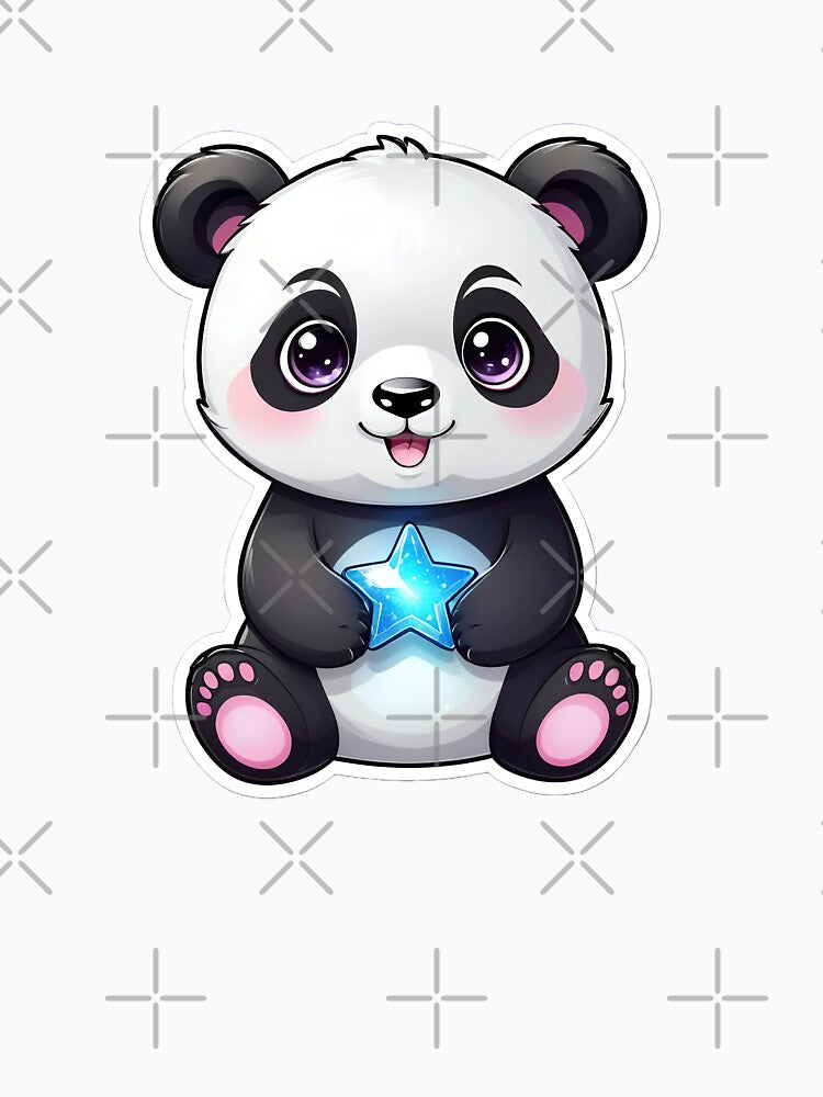 Kawaii Panda Star Cuddles by KawaiiCritterz