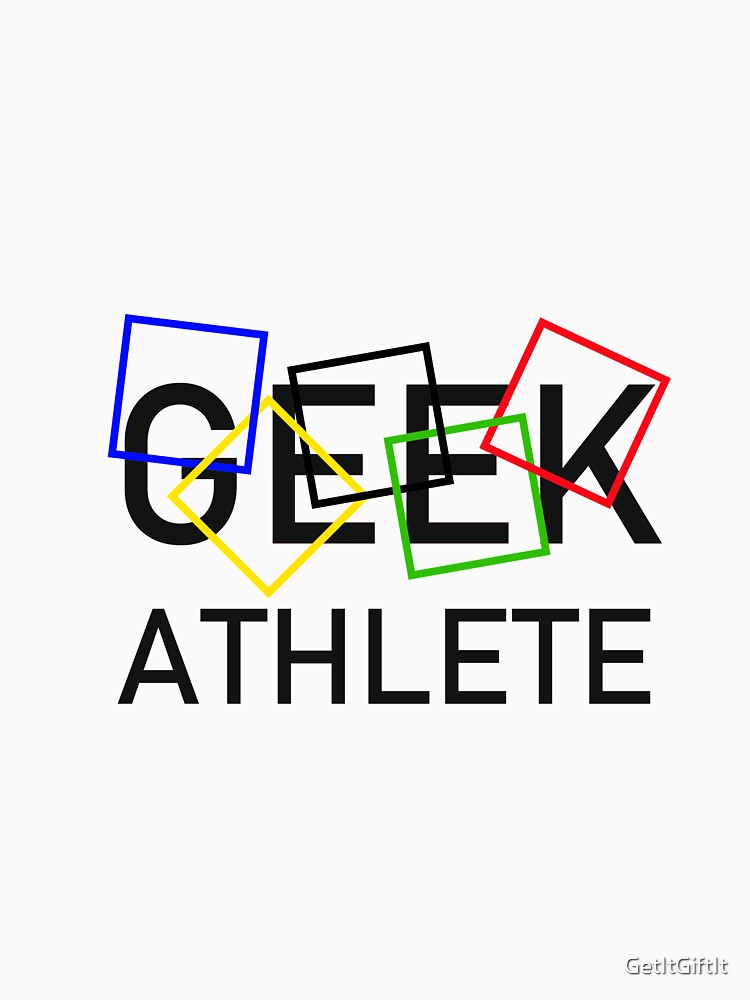 Geek Athlete Graphic Art Design by GetItGiftIt