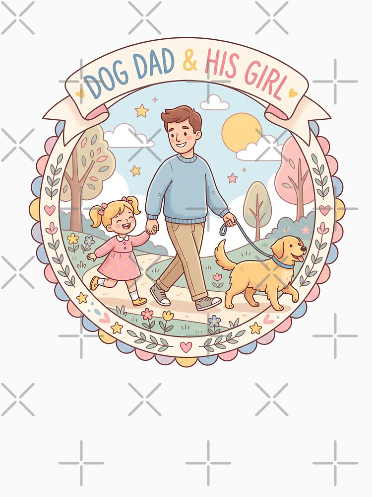 Dog Dad And Daughter Shirt | Father Daughter Dog Gift - Family Dog Dad by Osmose-Studio