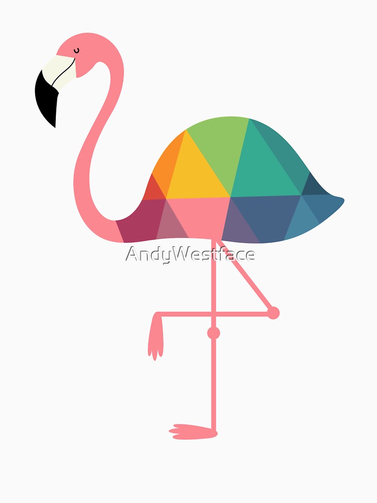 Rainbow Flamingo by AndyWestface