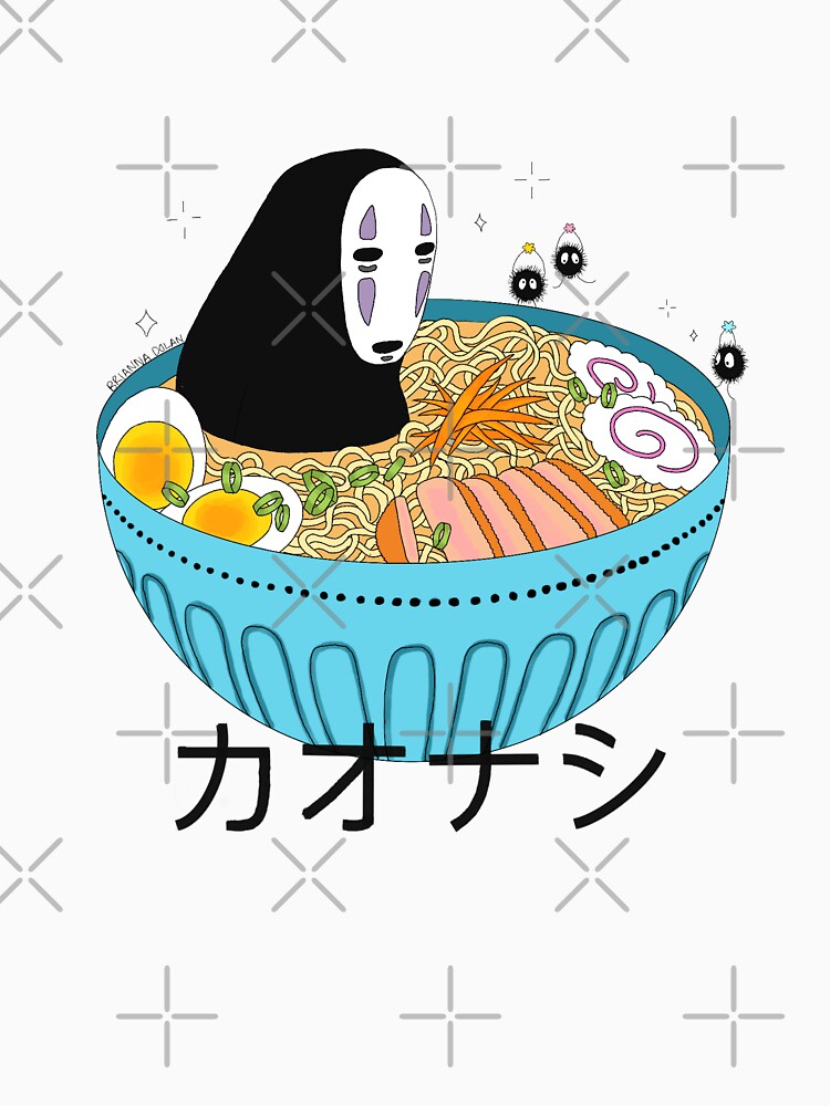 No Face in Ramen Spirited Away by bridolanart