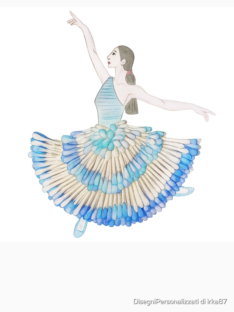 "Pointillism Ballet: Cotton Swab Art" by DisegniPersonalizzati di irka87