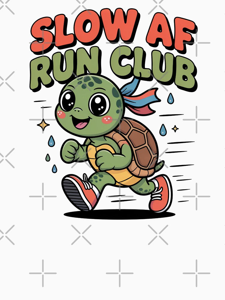 Slow AF Run Club Turtle Design by Peter Stawicki