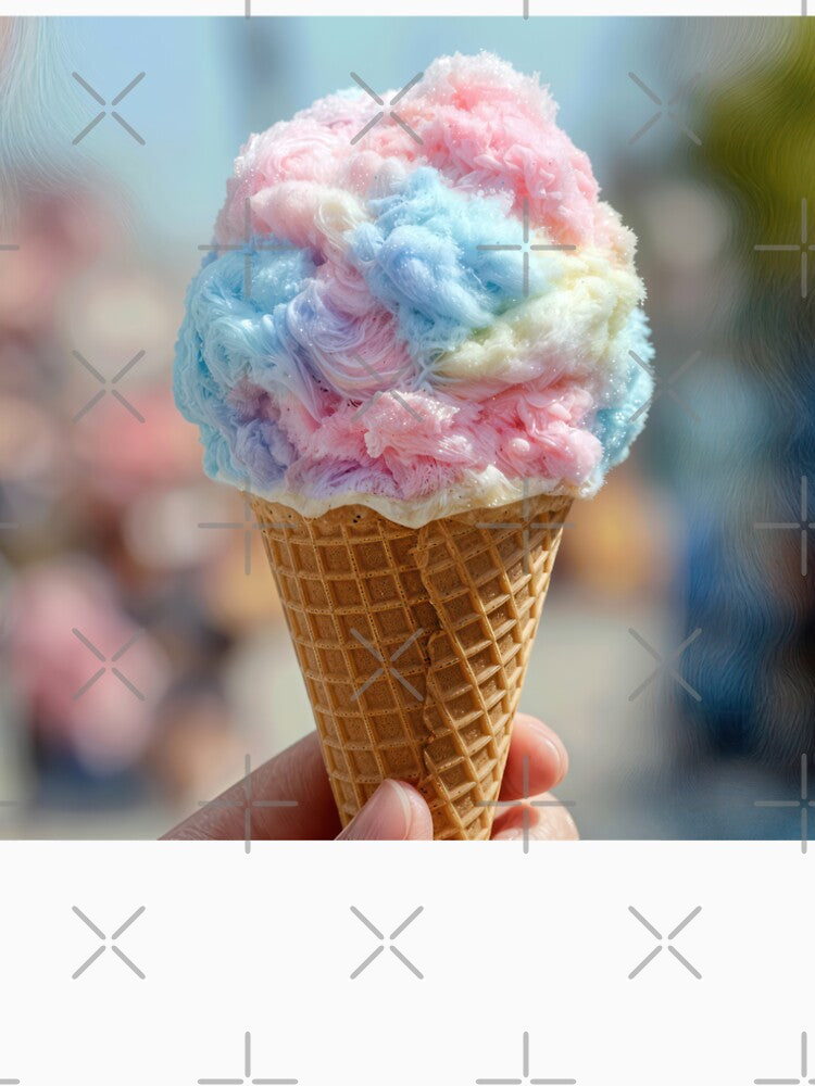 Cotton Candy in a Waffle Cone by Maria Dryfhout