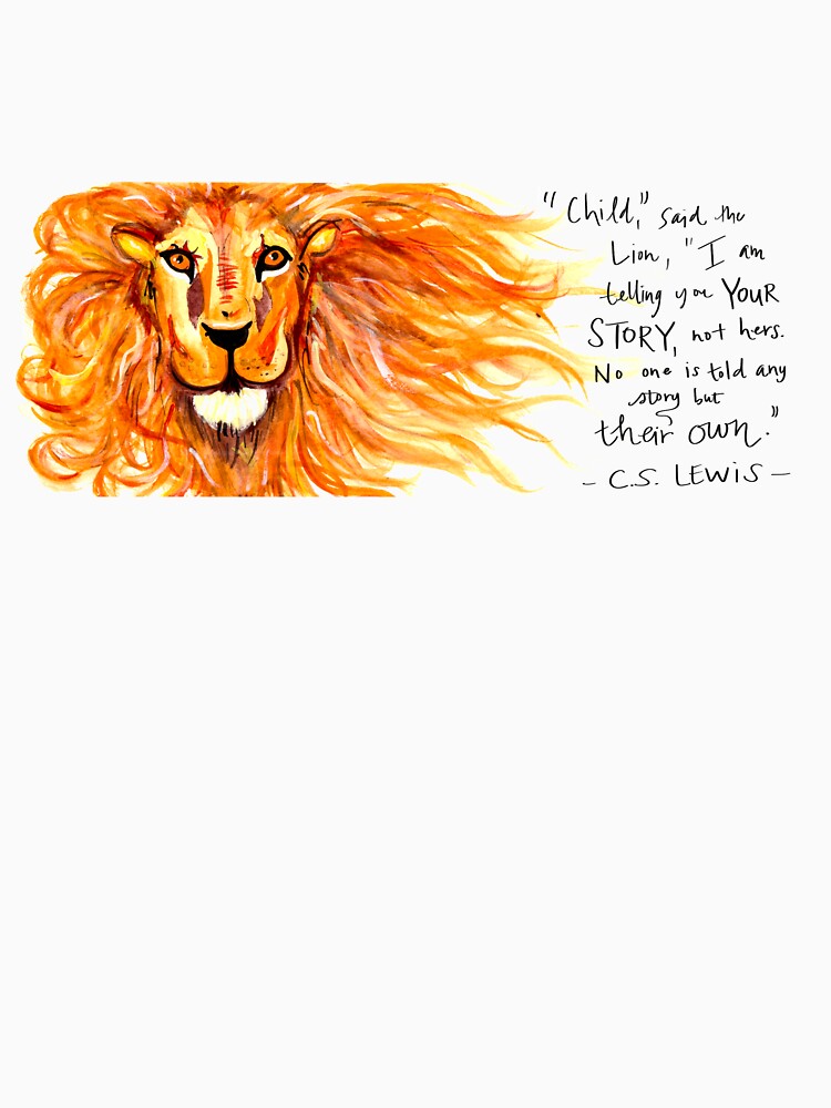 Aslan "I tell no one any story but their own." by opheliascaravan
