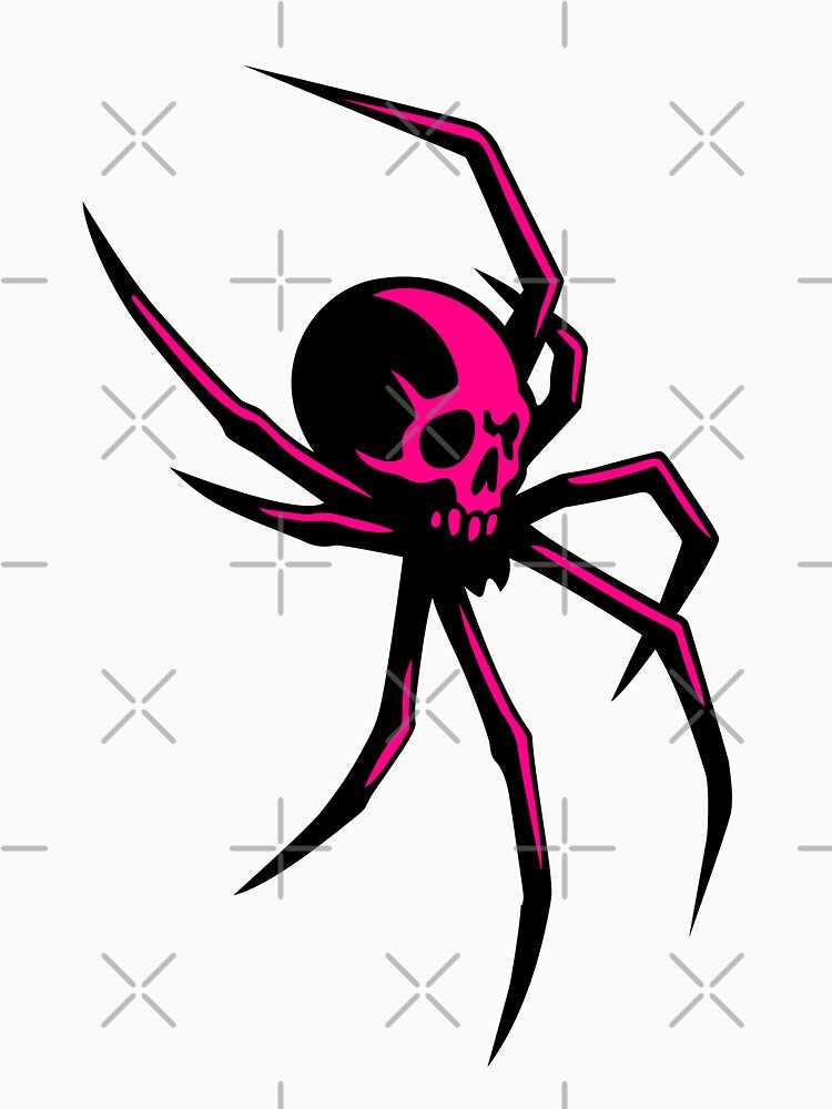 Cybergoth spider with pink skull. Cybertribal by Tribalgothss