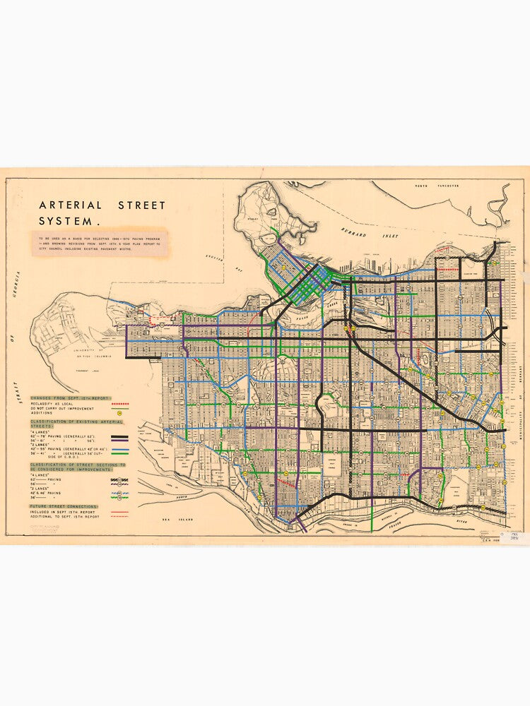 Arterial Street System, 1966 by FOVCA