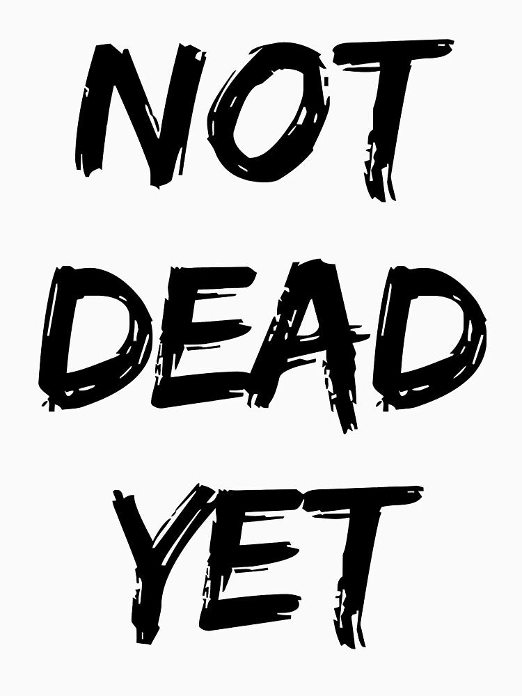 Frank Turner Merch Not Dead Yet by SugarSkuApparel