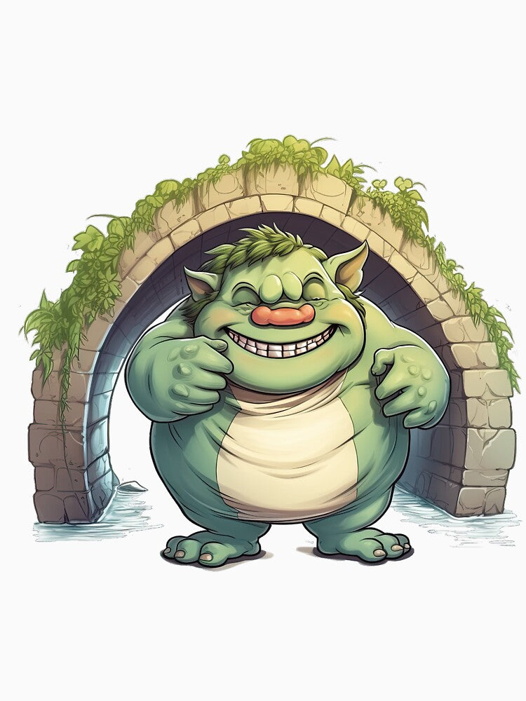 A cute Troll under a bridge by cece4410