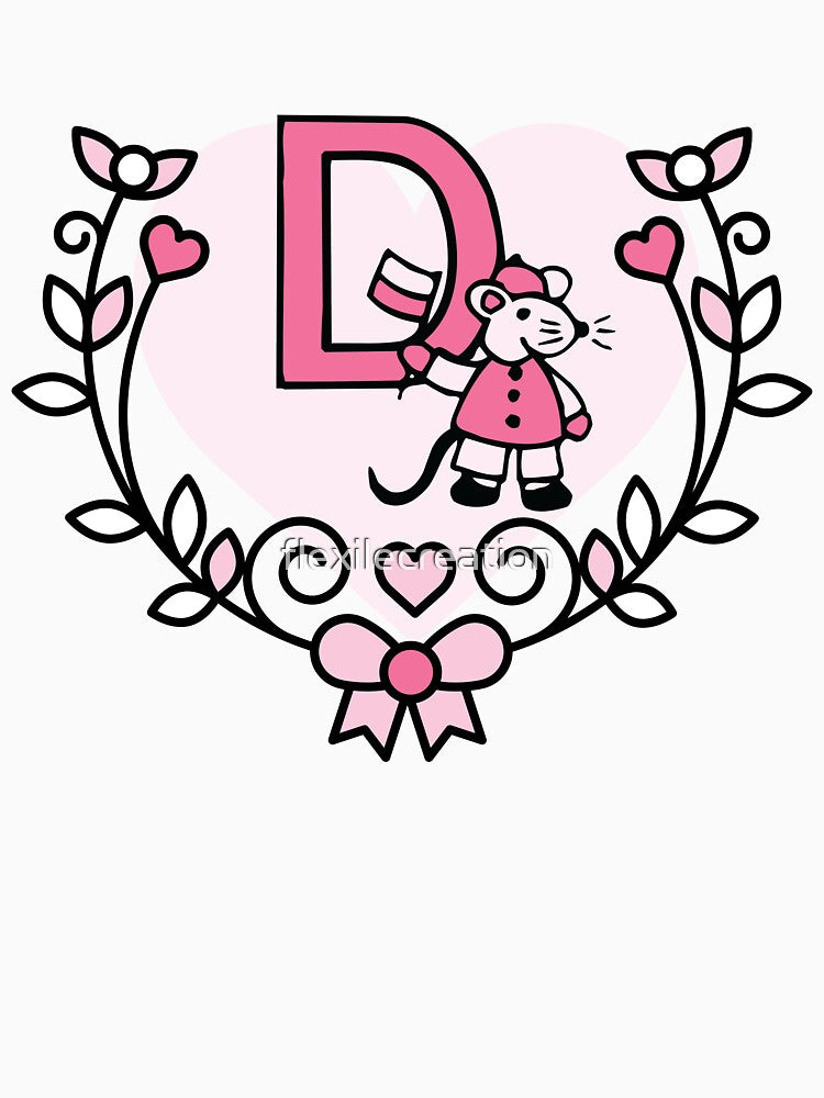 "D" Creative Letter art by flexilecreation