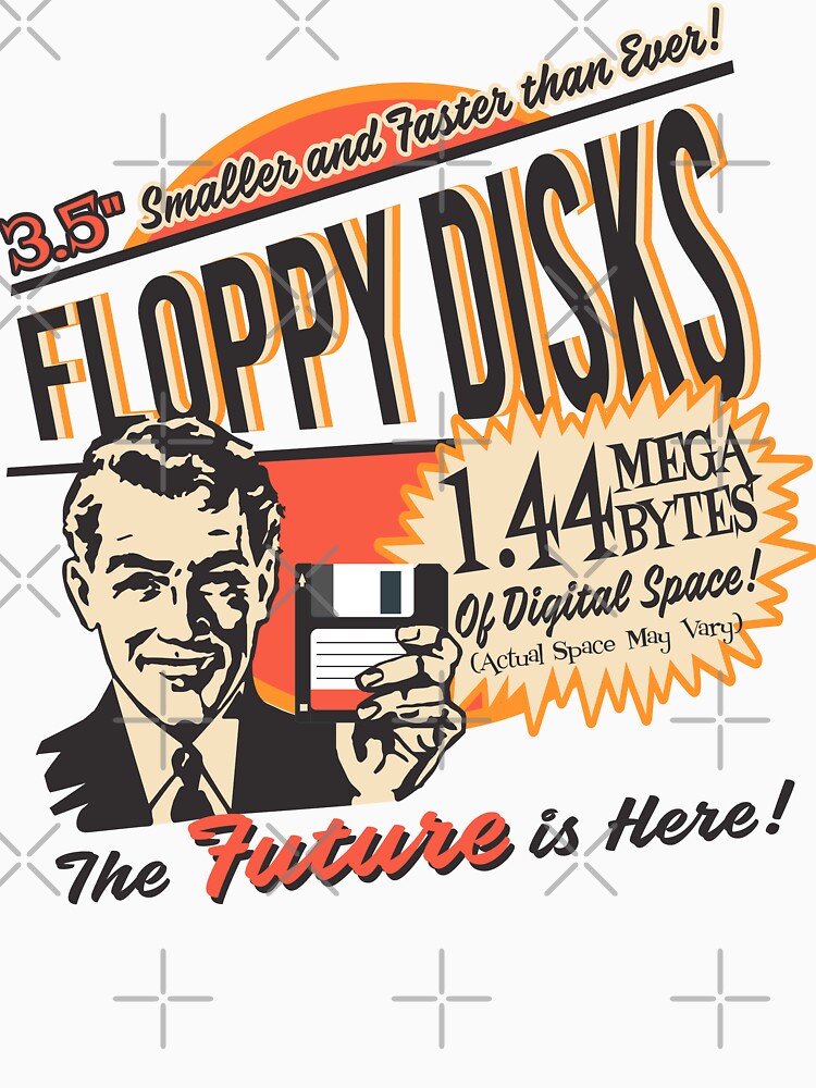 Floppy Disk Retro by Alema Art