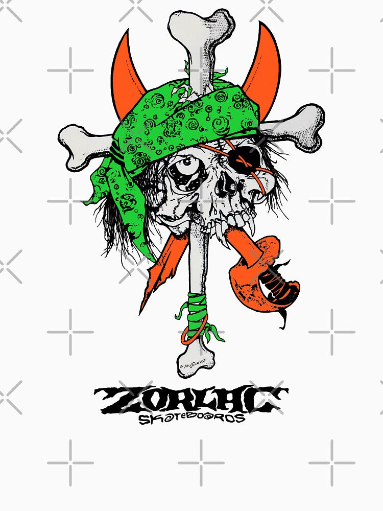 Pushead Zorlac Pirate Skull Alt 3 by Pus Fan