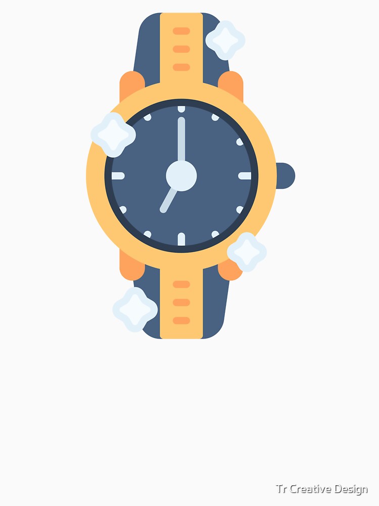 Classic Wrist Watch - Timepiece Sticker for Punctuality & Style by Tr Creative Design