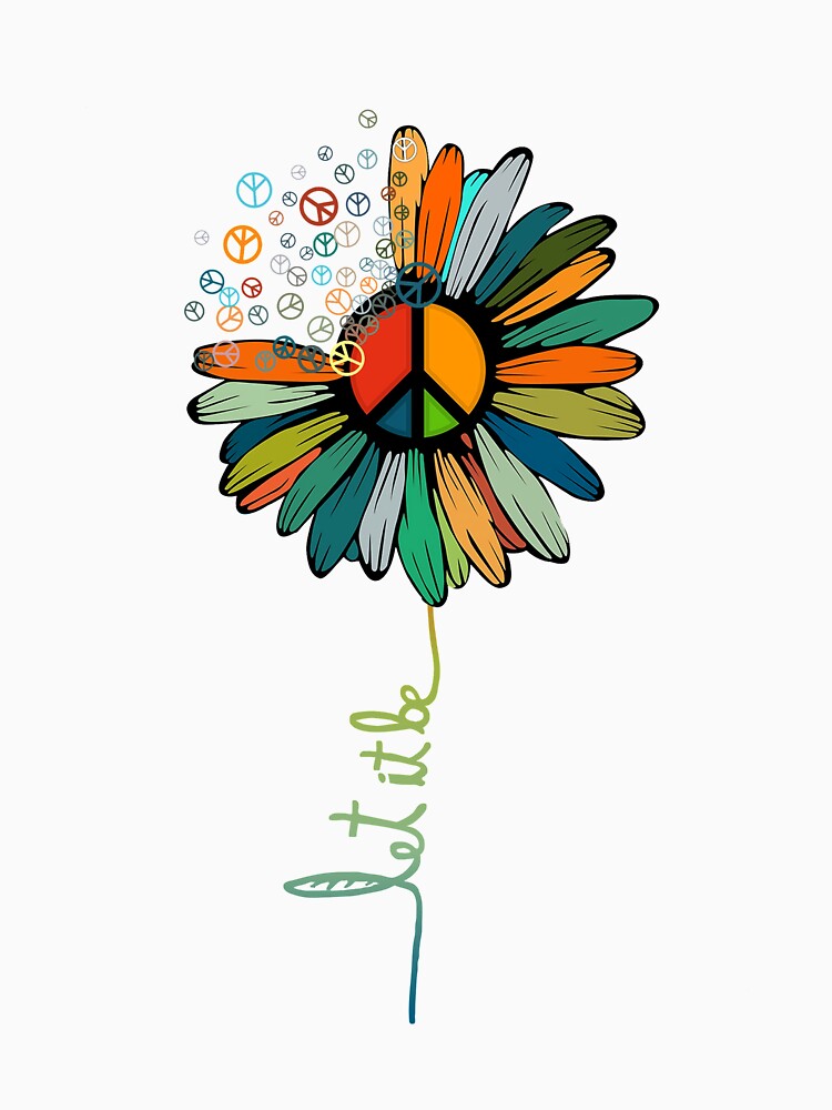 Let It Be Flower Peace by victorshopp
