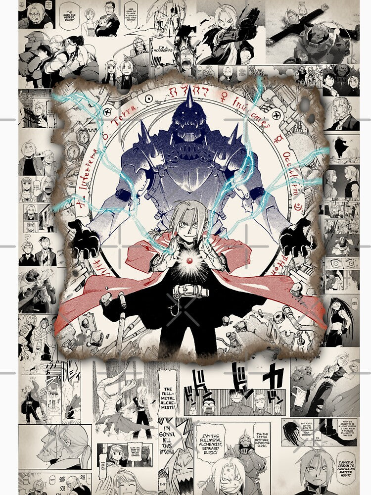 Fullmetal Alchemist Manga Collage by UnnecessaryArt