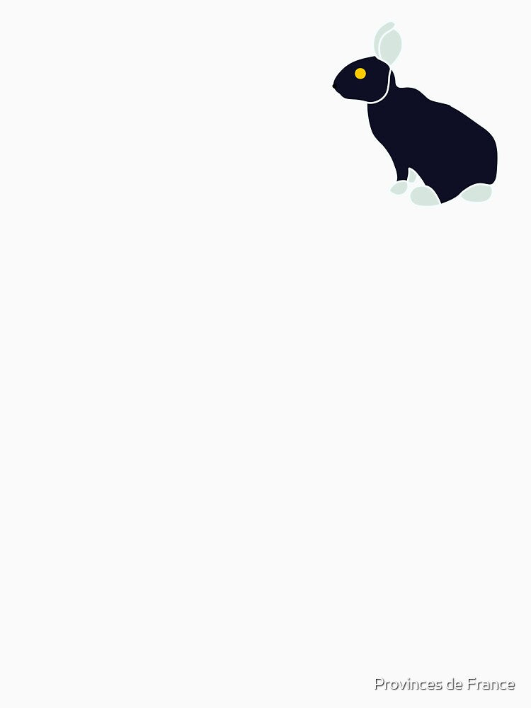 Minimalist rabbit logo by Huxlindor