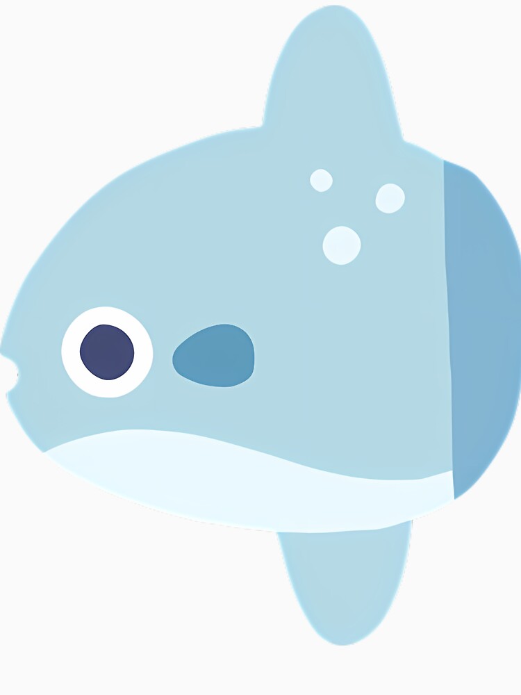 Kawaii Ocean Sunfish Cartoon by RepeatNoProblem