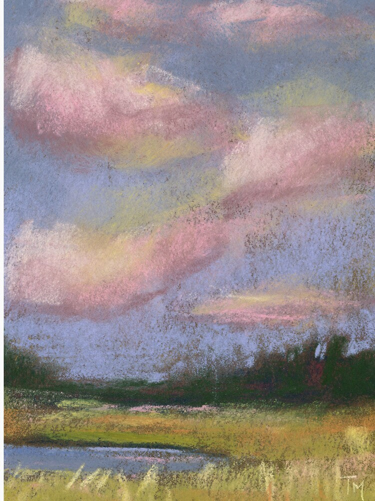 Warm evening marshland fine art by TiffanyMackay