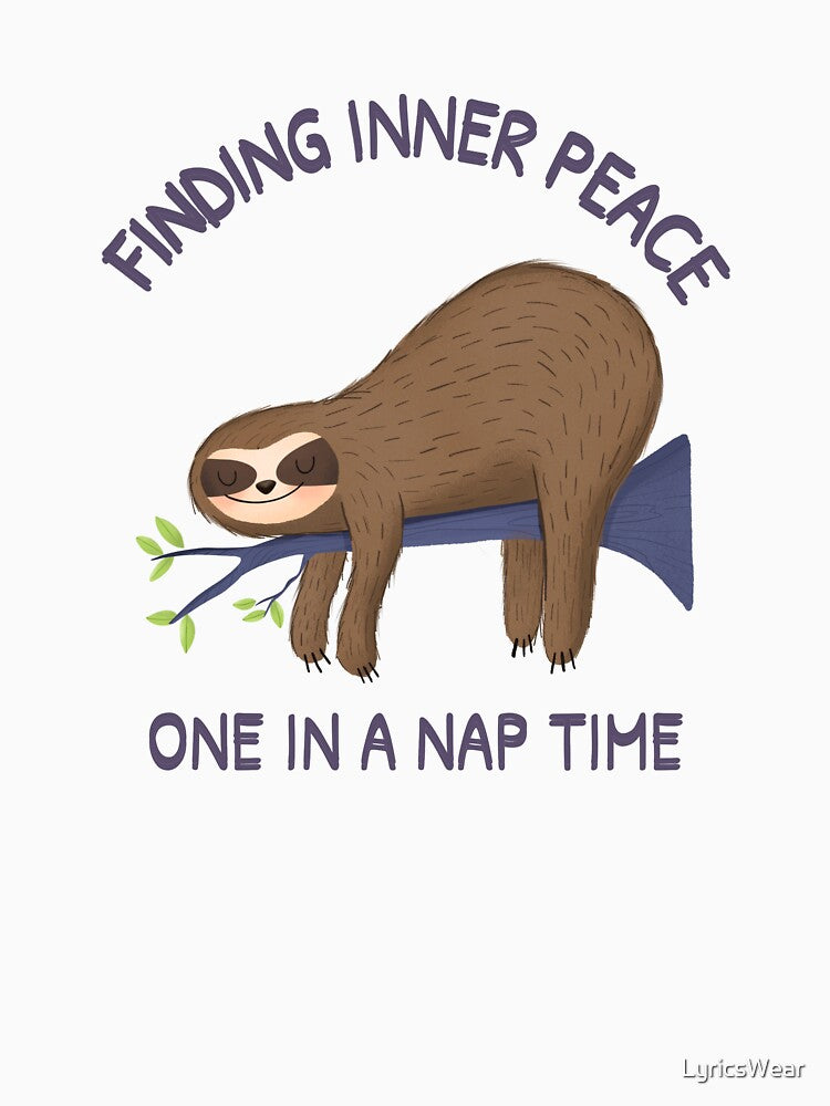 Finding inner peace one nap at a time- Lazy Yoga by LyricsWear