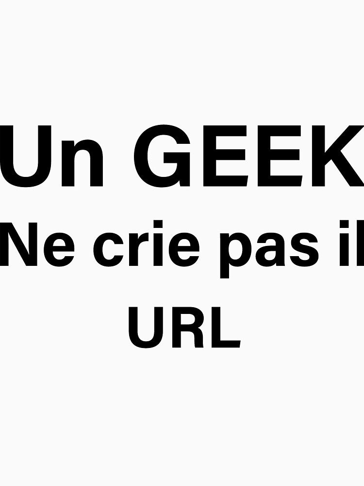 A geek doesn't shout he url by Curlyhaire