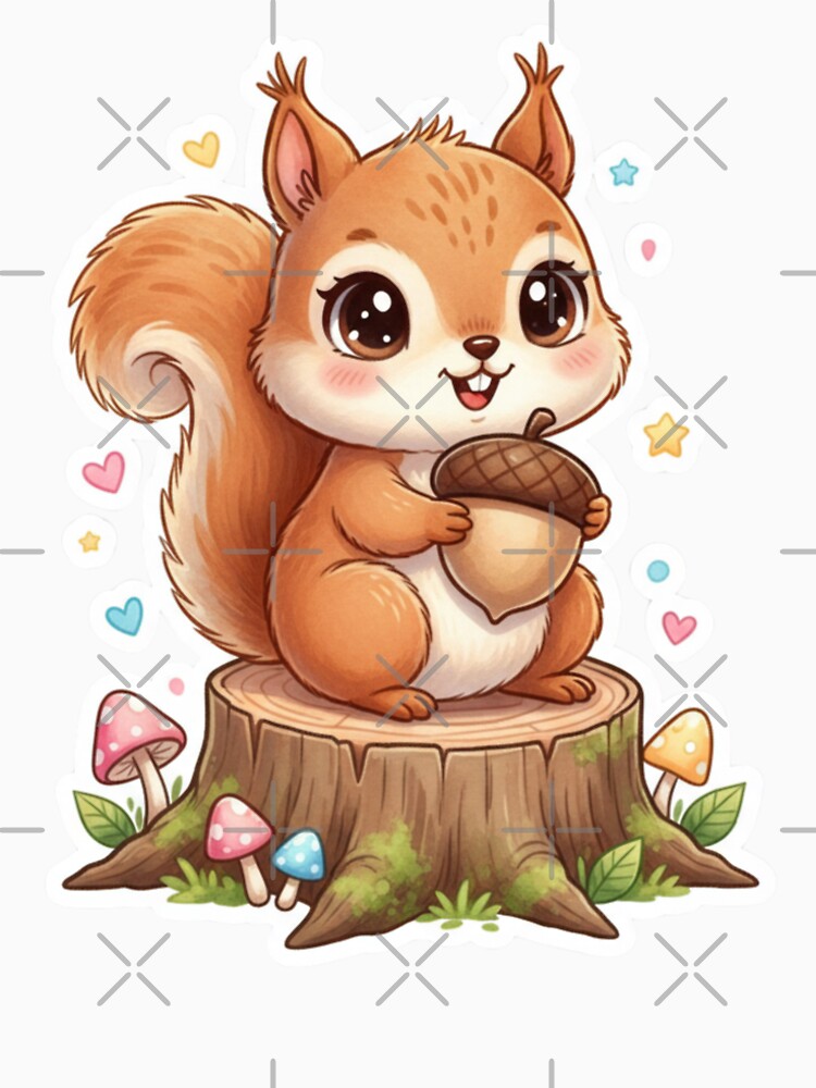 Nutty forest squirrel by SimonsDesignArt
