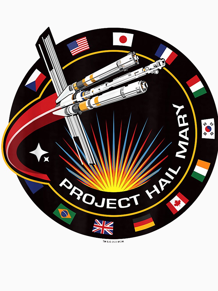 Project Hail Mary Spaceship Mission Badge by jestgushArt