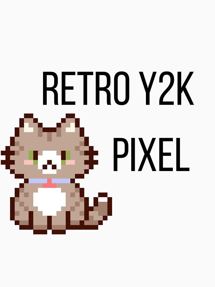 Retro Y2K Pixel Tee – Nostalgic Gaming Shirt – Vintage Geek Gift by HobbyNestVK