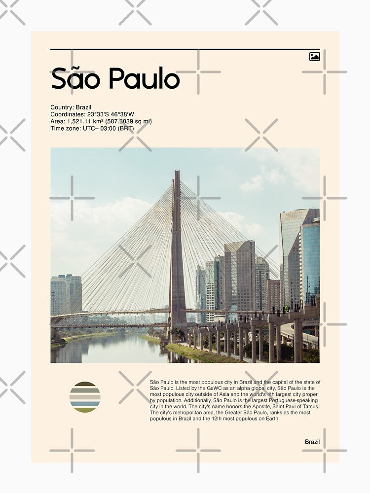 Visit São Paulo, Brazil (Travel poster) by RabbitK