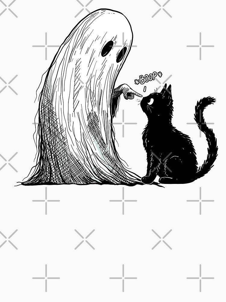 Ghost Doing A Boop by KilkennyCat Art