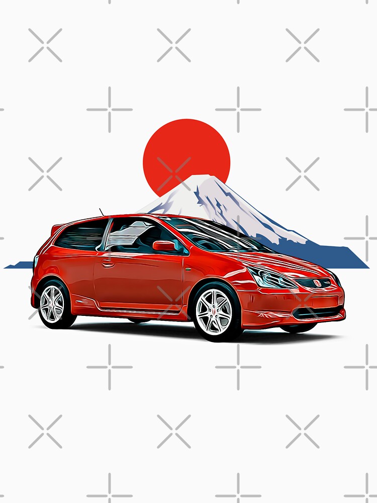 EP3 Civic Fuji JDM Japan Print by Auto-Prints