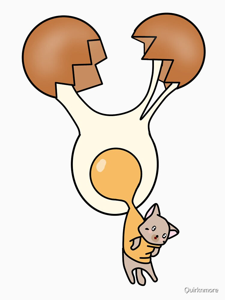 kawaii falling cat by Quirknmore
