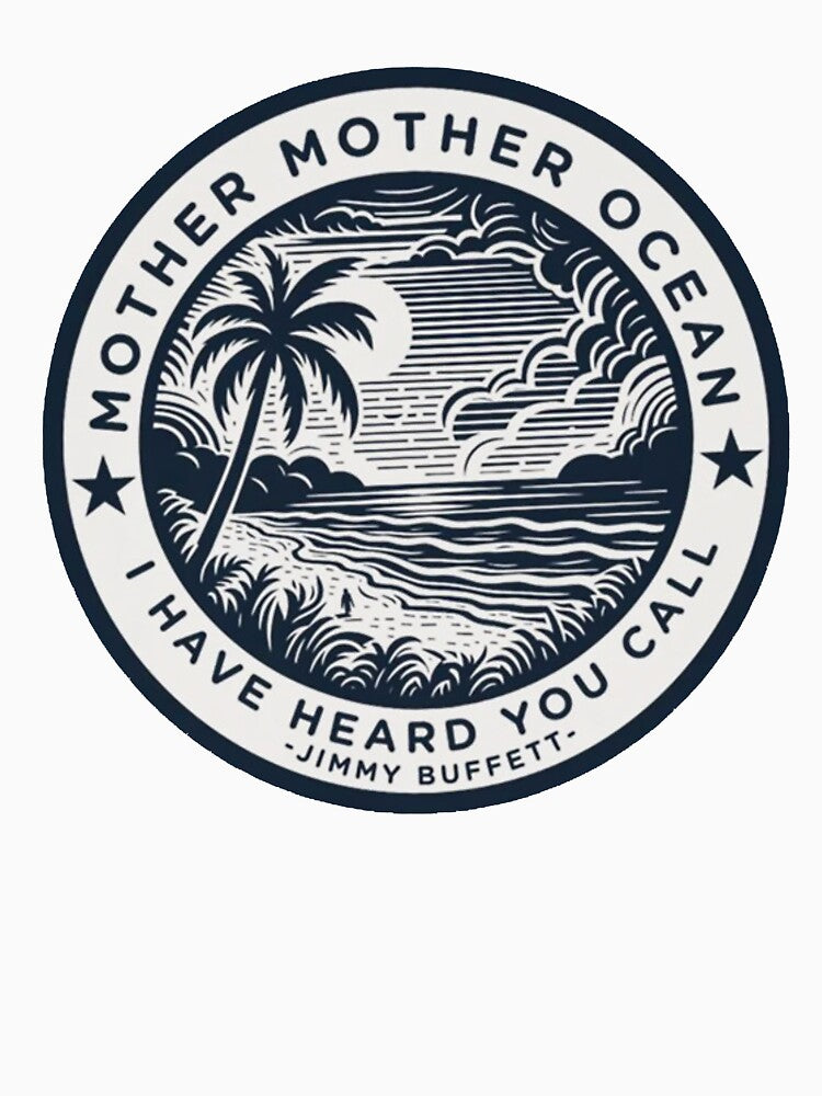Vintage Mother Ocean Jimmy Buffett by sheilafye