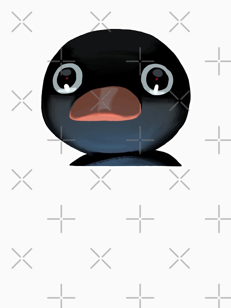 Terrified Pingu Meme (Yellow BG) by FilipeFerreira