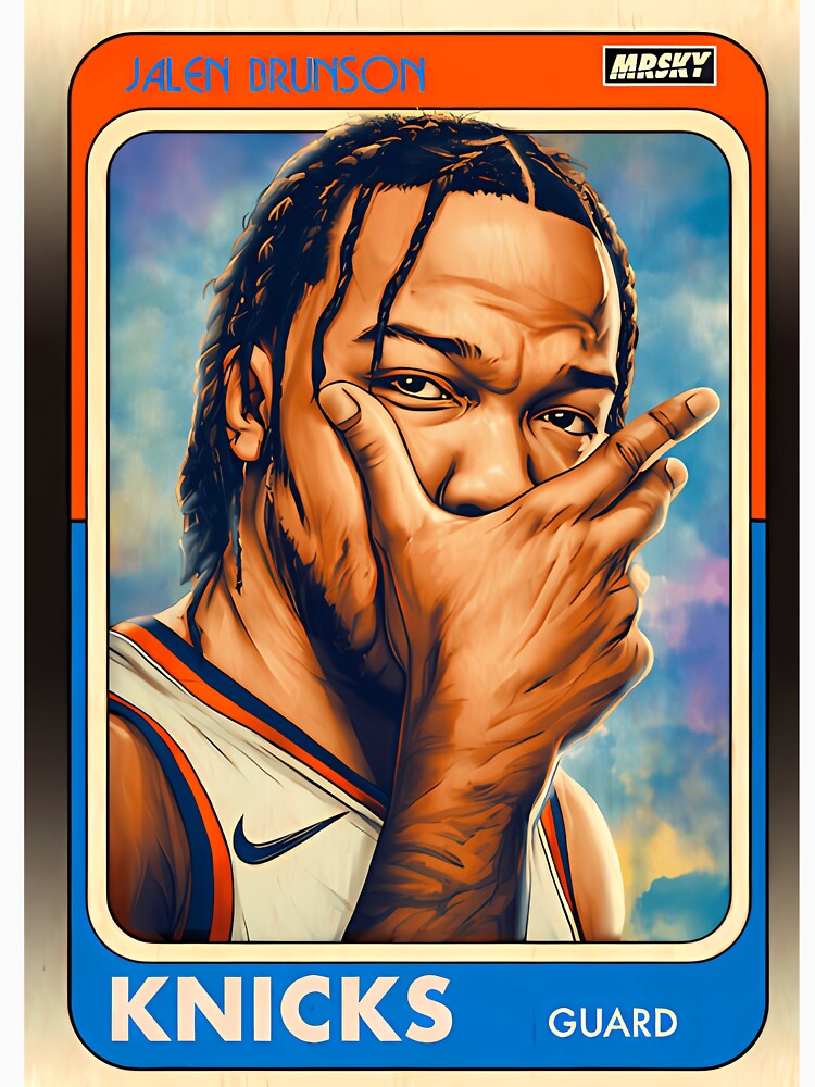 Jalen Brunson: New York Retro Guard Card by TomatiLove