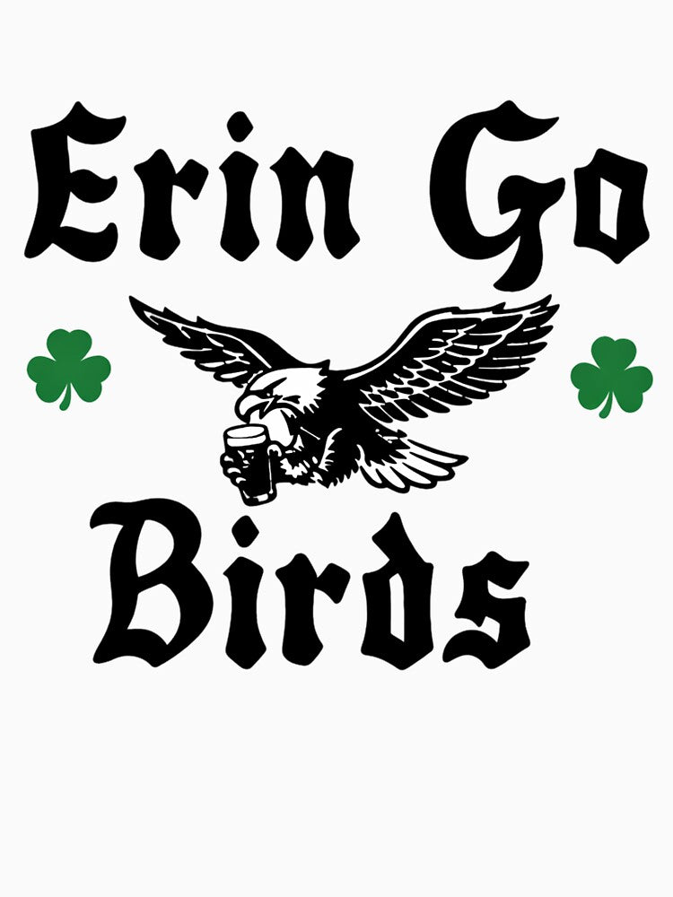 Erin Go Birds  – Kelly Green St. Patrick’s Day – Game Day Irish Football by henryjunmille