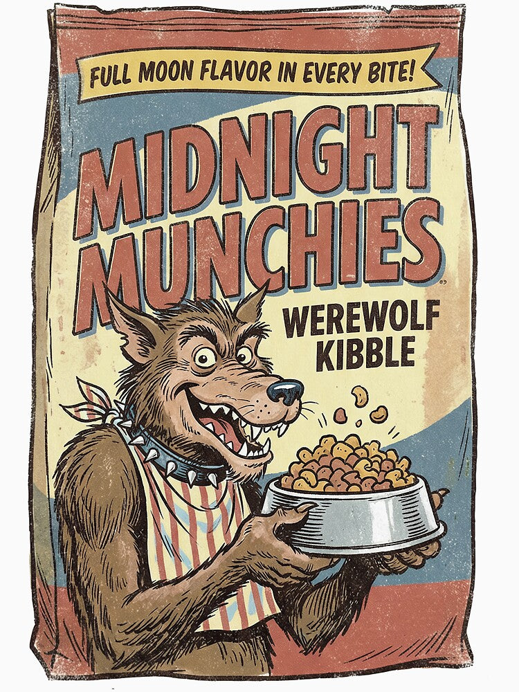 Midnight Munchies Werewolf Kibble by graficsfx